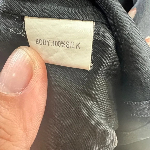 Vintage KAY UNGER Floral Tank with Ruching Detail 42 / 6 - Picture 3 of 5